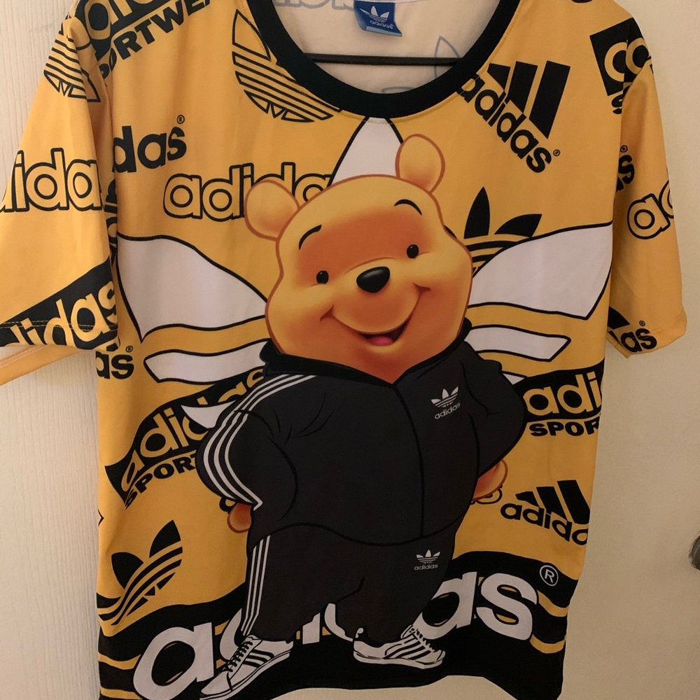 Ladies Adidas Winnie the Pooh shirt
